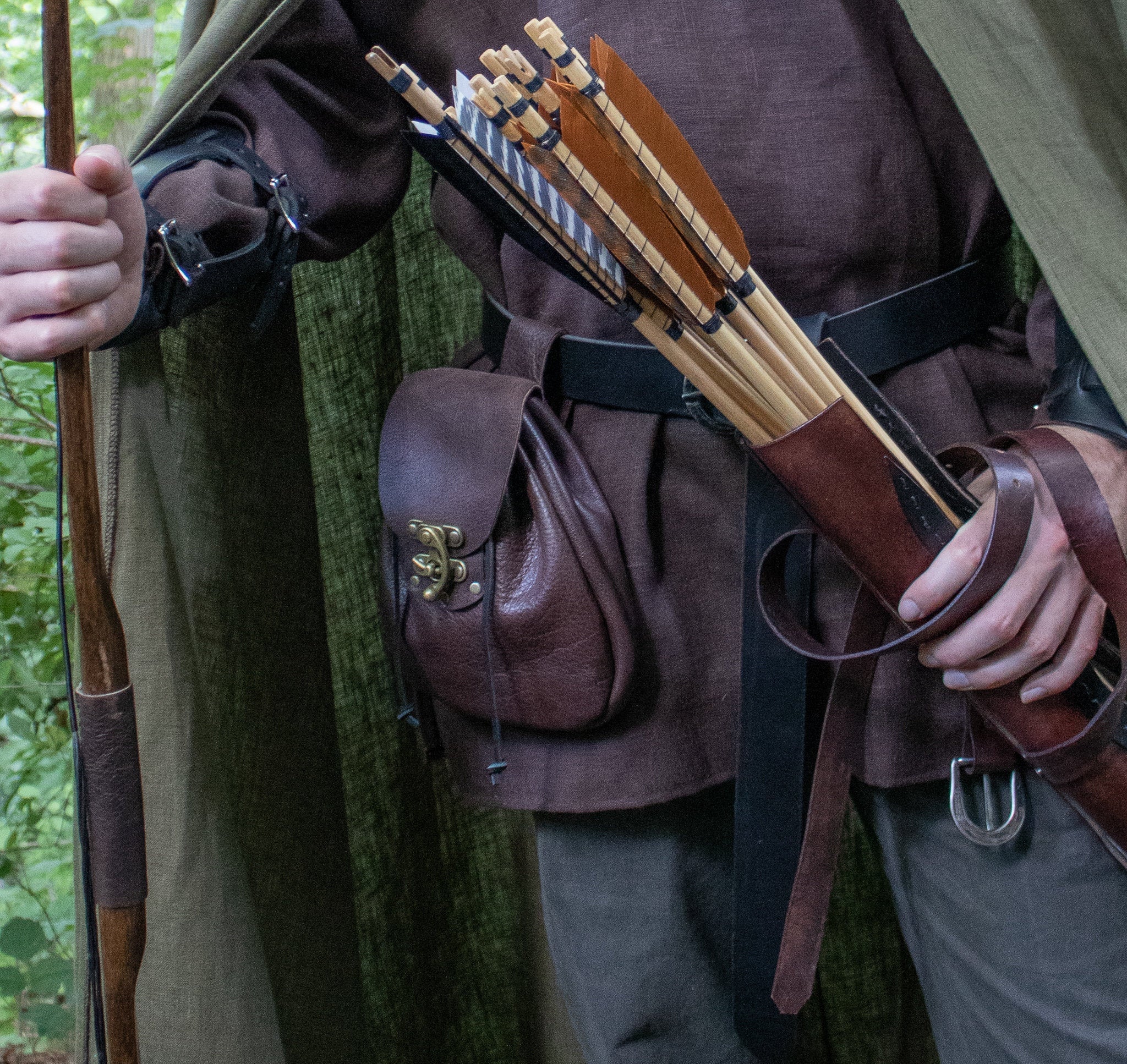 Medieval Leather Bag Classic – Folk Of The Wood