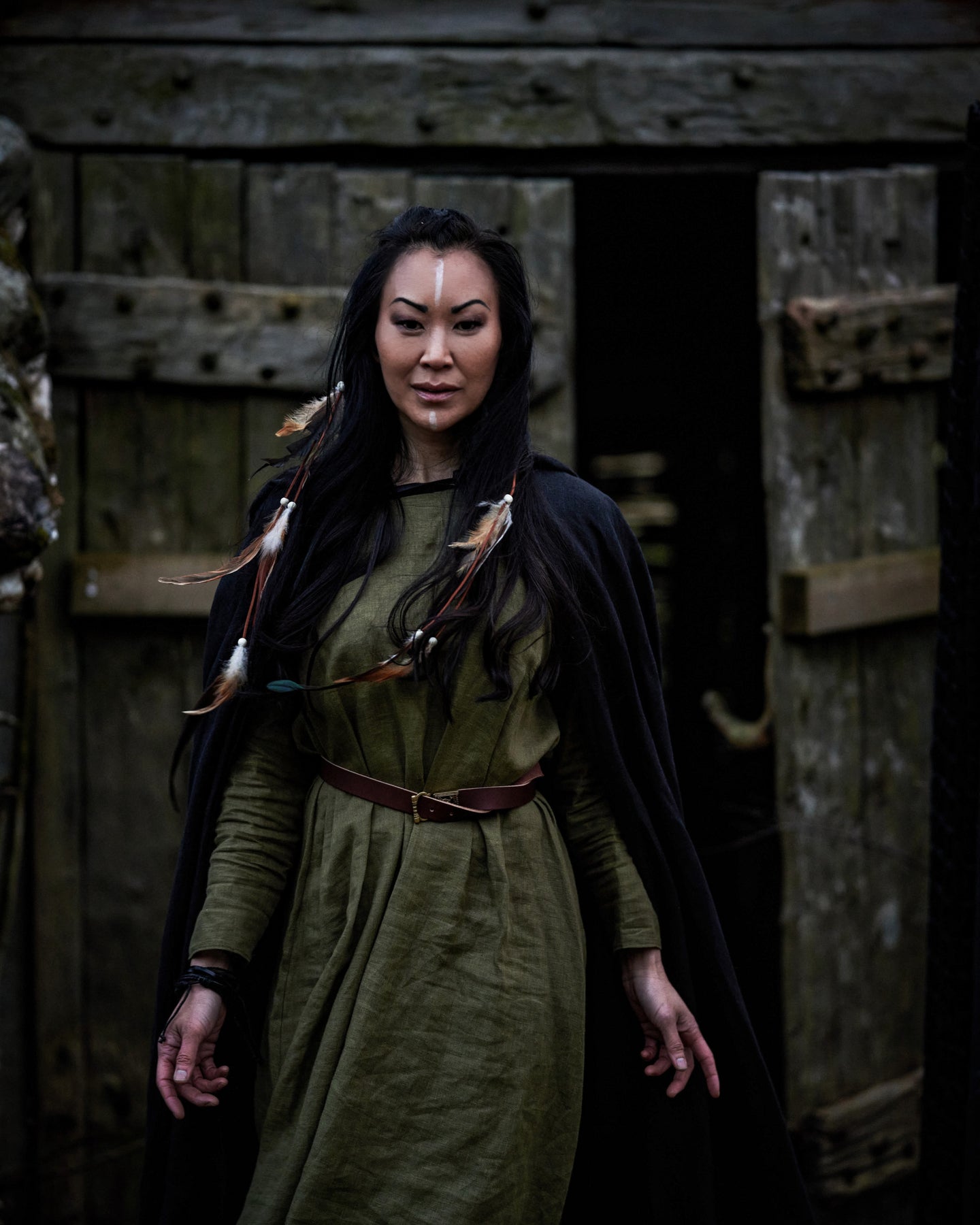 Medieval Women's Linen Dress Folk Of The Wood Medieval Women's Linen Dress Folk Of The Wood