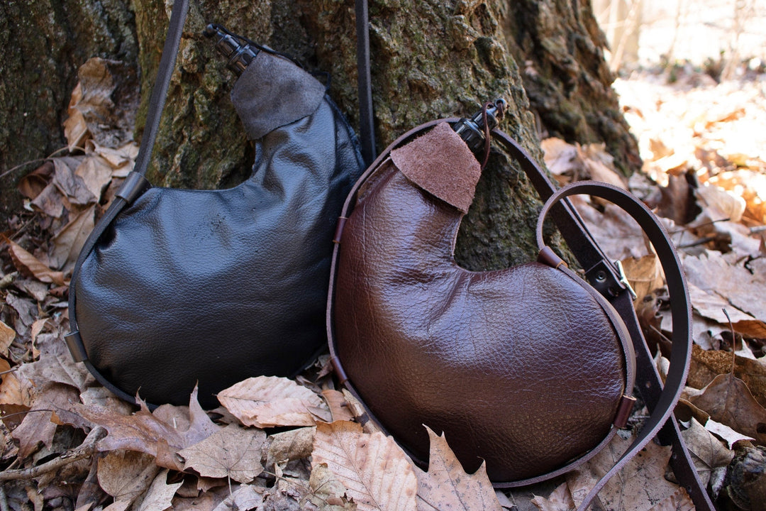 Leather Flask Wineskin – Folk Of The Wood
